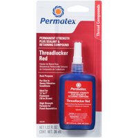 Permatex® 26240 Permanent Strength Threadlocker Red & C/C Plug Sealant Retaining Compound - 36 ml