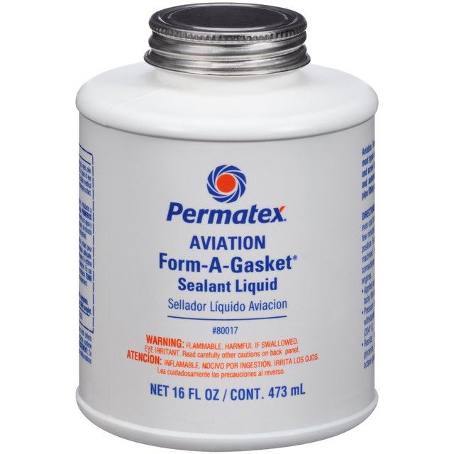 thumbnail image 2 of Permatex Aviation Form-A-Gasket No. 3 Sealant - 16oz Brown Brush-Top Sealant 2 of 5