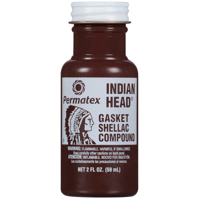 Permatex Indian Head Gasket Shellac Sealant - Pack Of 6 (6x 2oz Bottles) 20539